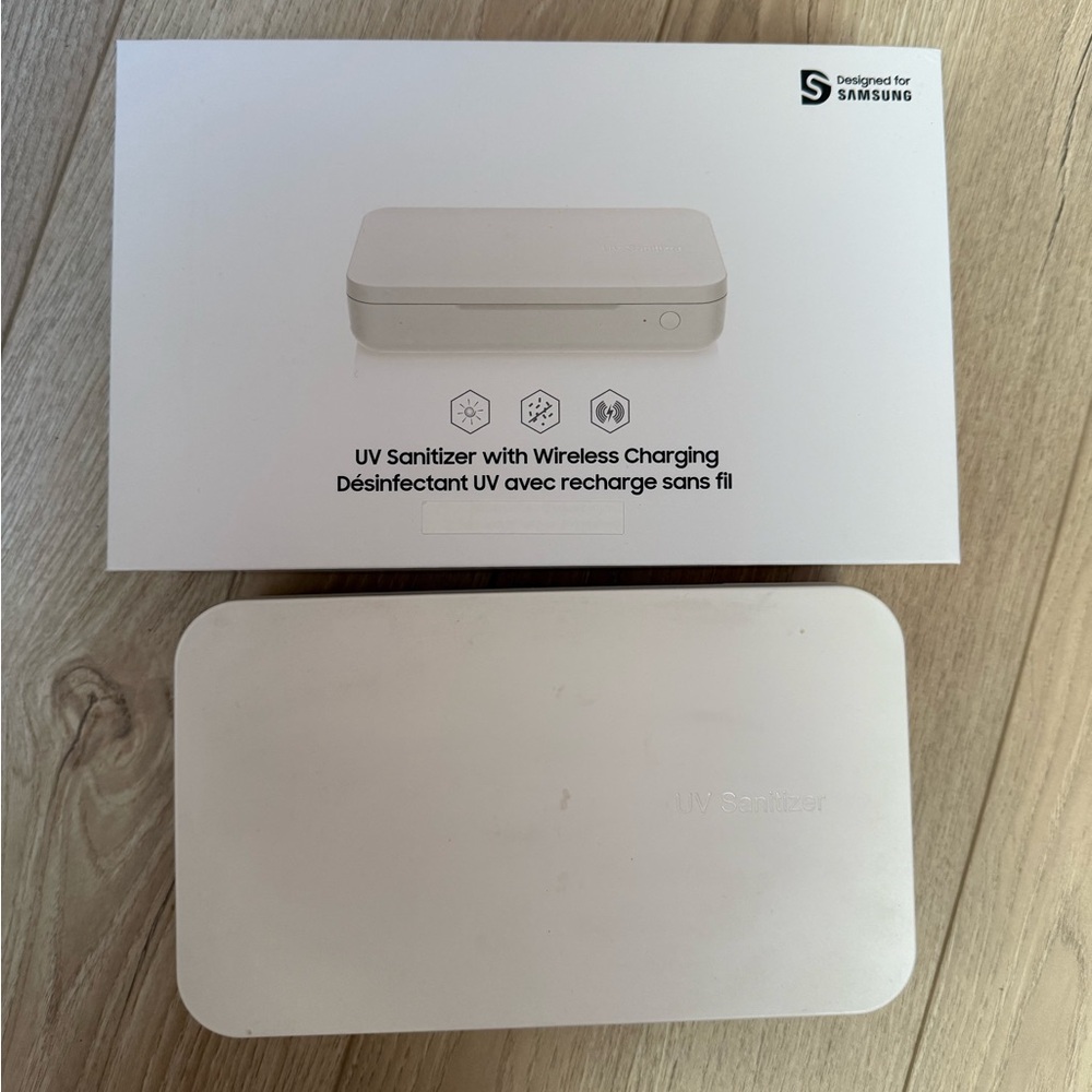 Samsung UV sanitizer with wireless charging
